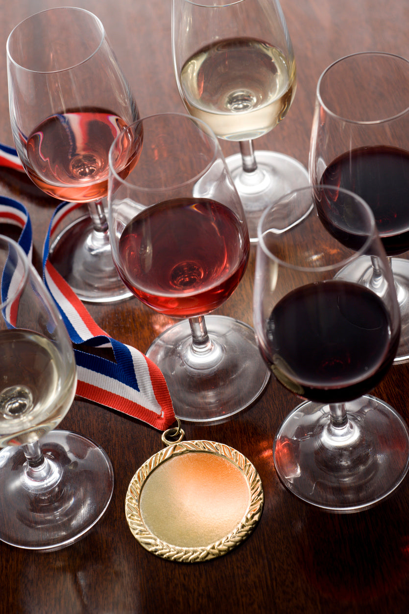 different types of wine medals