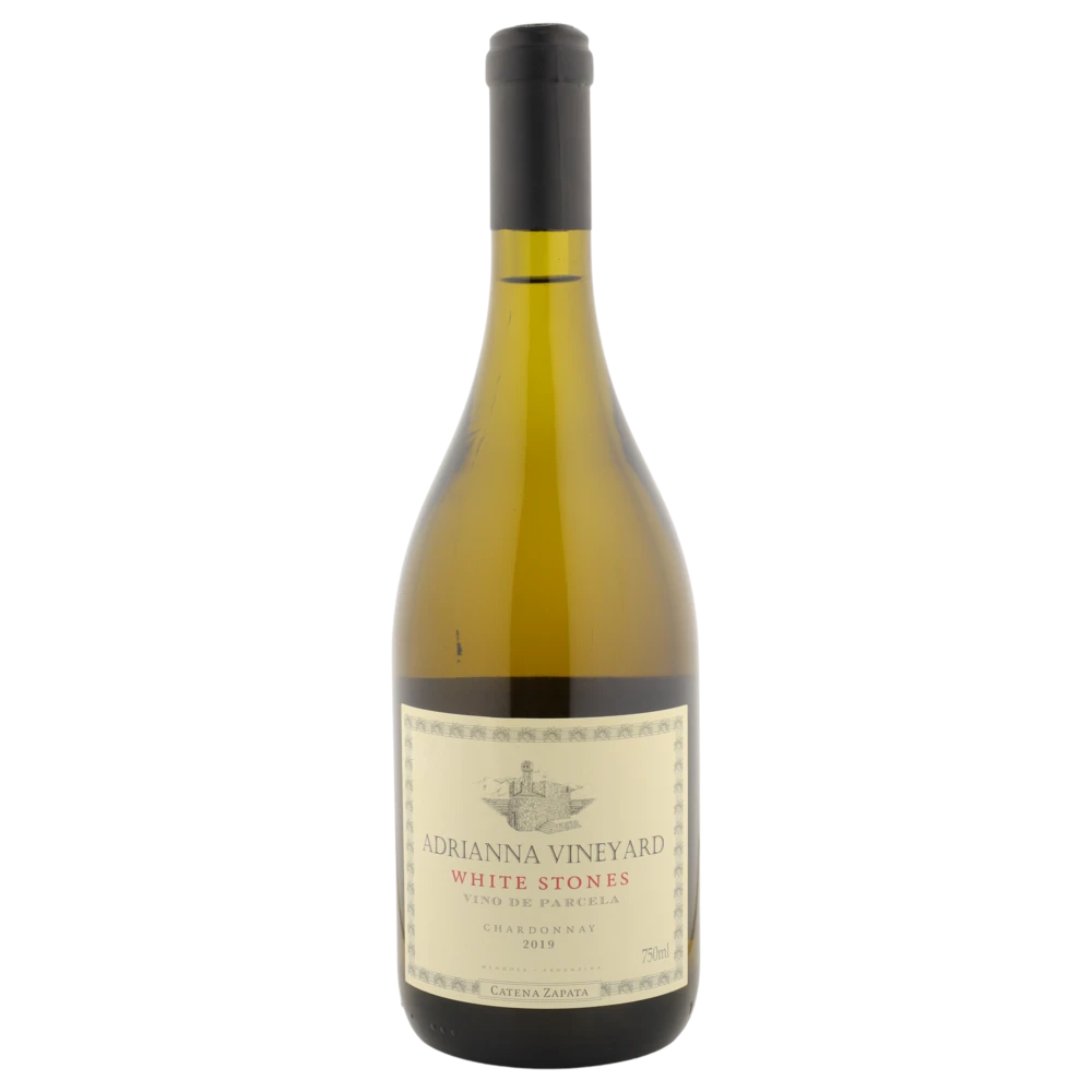 A bottle of 2019 Catena Zapata Adrianna Vineyard White Stones Chardonnay 750ml White Wine