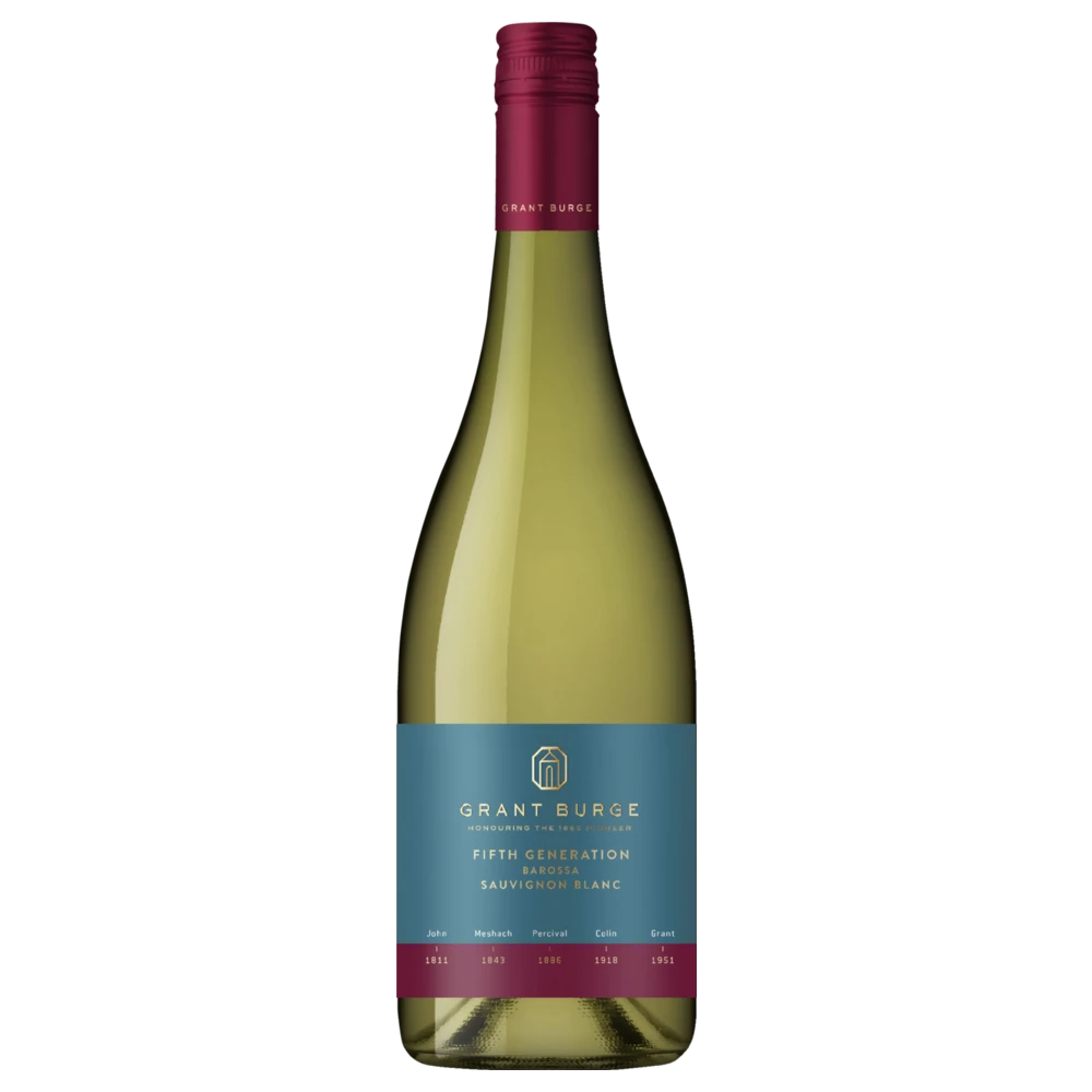 A bottle of 2021 Grant Burge 5th Generation Sauvignon Blanc 750ml White Wine