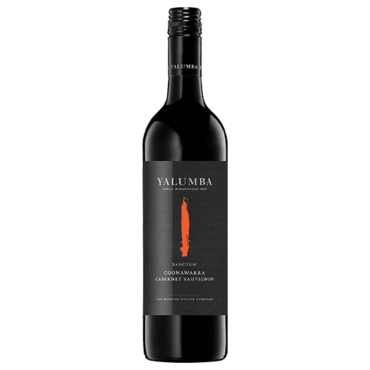 A bottle of 2021 Yalumba Sanctum Cabernet Sauvignon 750ml Red Wine