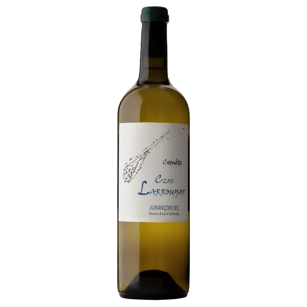 A bottle of 2023 Clos Larrouyat Jurançon Sec Comète 750ml White Wine