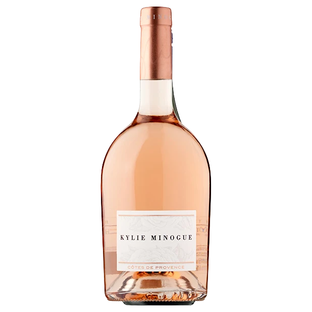 A bottle of 2020 Kylie Minogue CdP Rose Provence 750ml Rose Wine