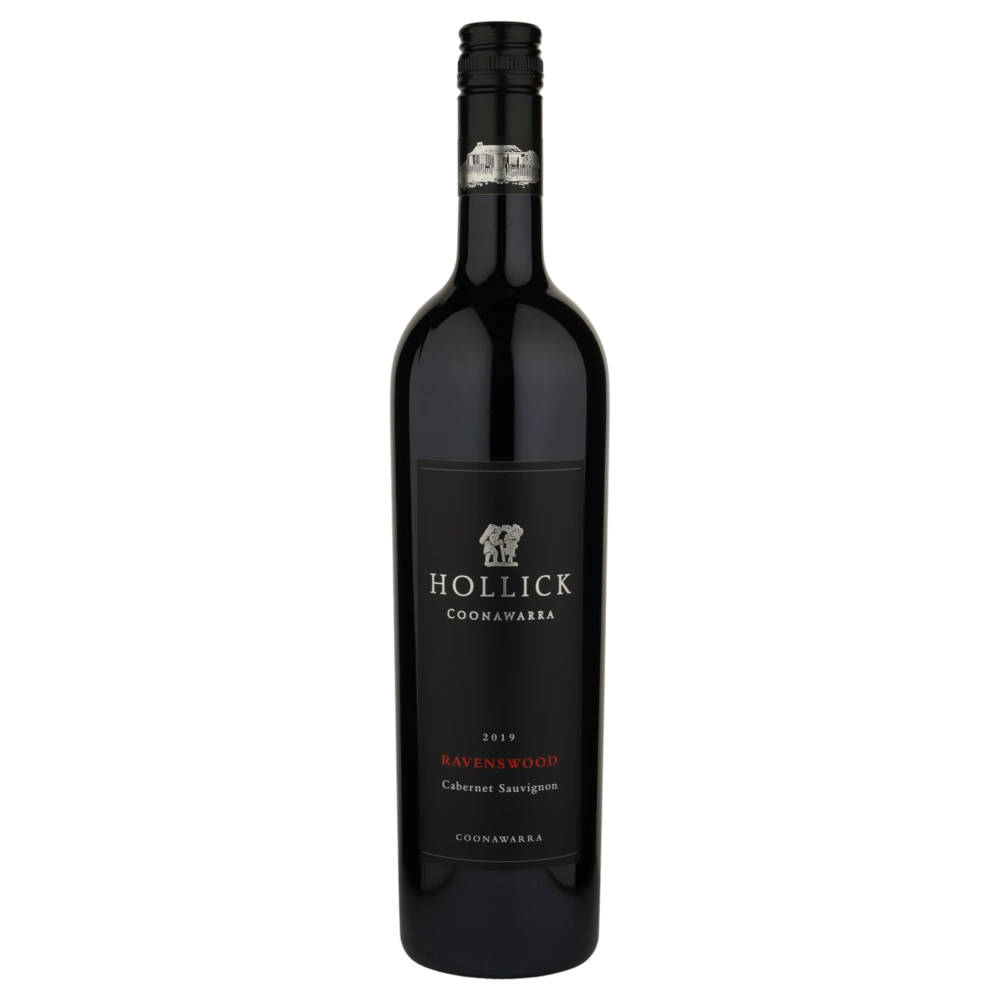 A bottle of 2019 Hollick Coonawarra Ravenswood Cabernet 750ml Red Wine