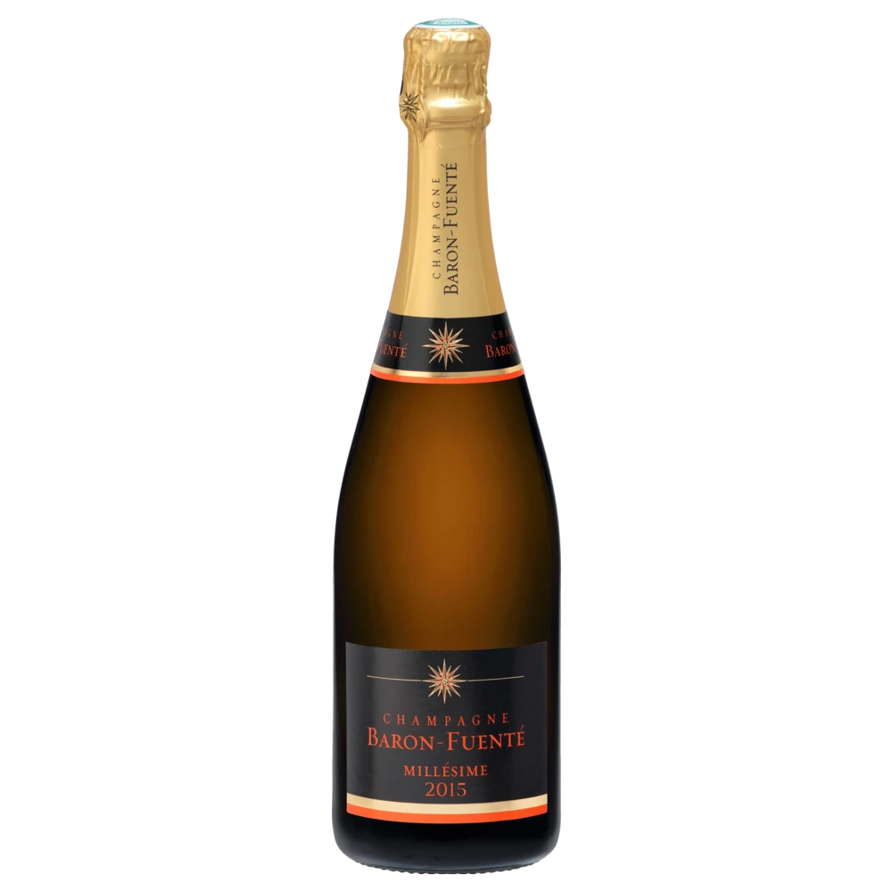 A bottle of 2015 Champagne Baron Fuente Millesime 750ml Sparkling Wine