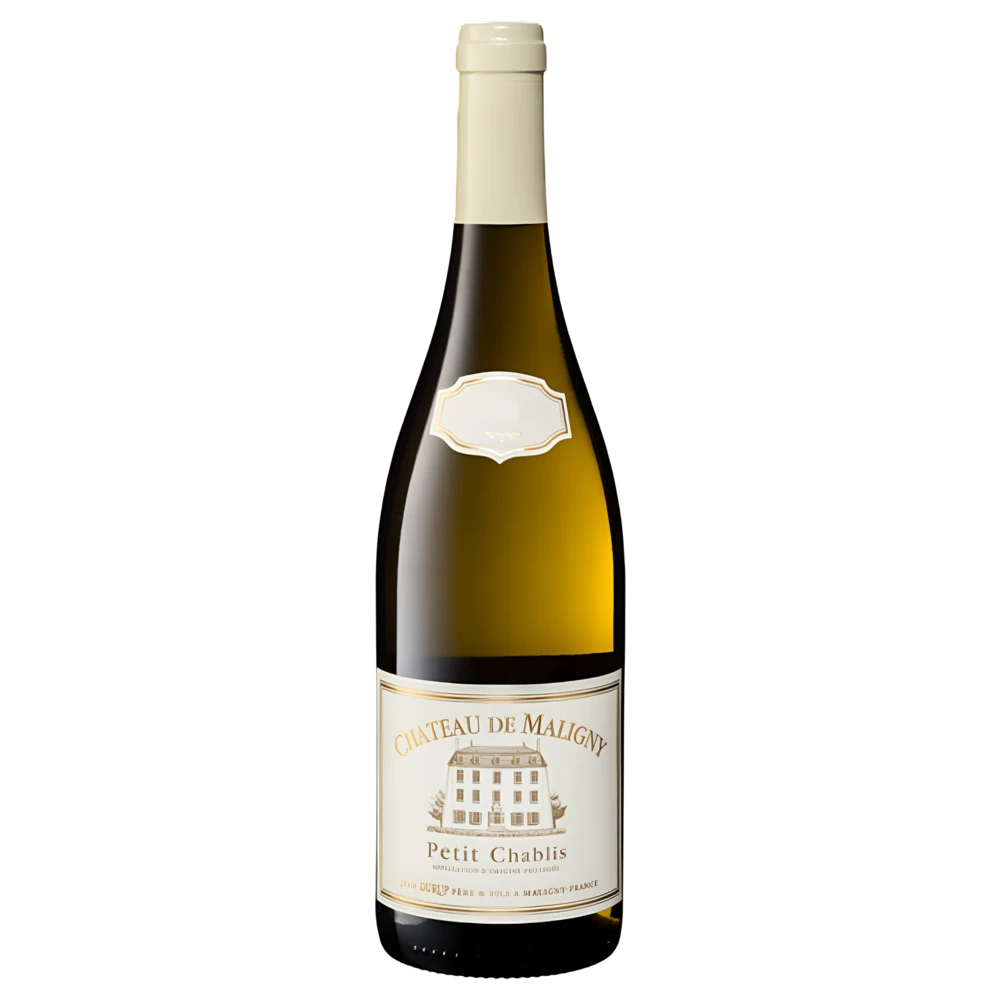 A bottle of 2023 Chateau de Maligny Petit Chablis 12.5% 750ml White Wine