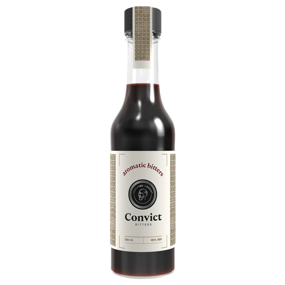 A bottle of Convict Aromatic Bitters 250ml