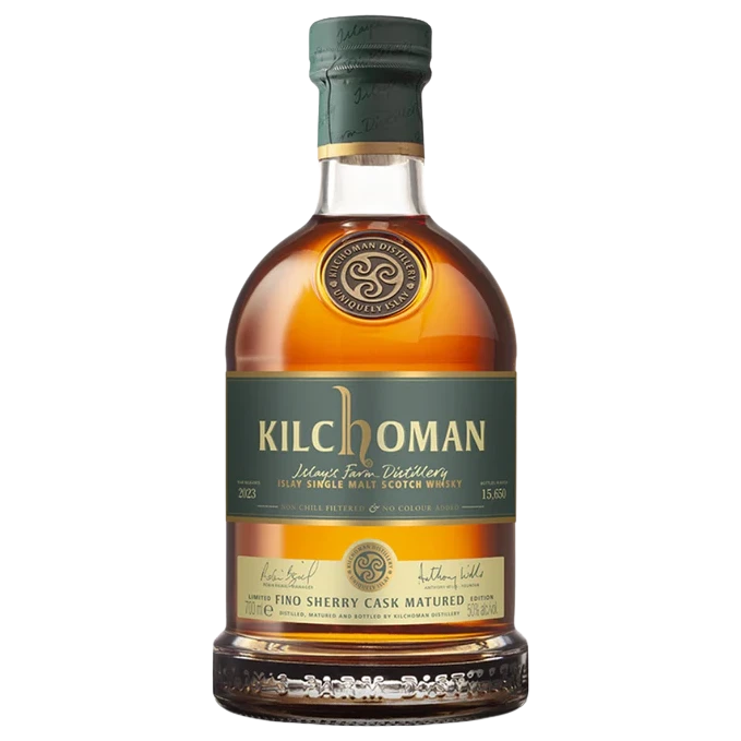 A bottle of Kilchoman Special Release Fino Cask 50% 700ml