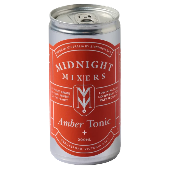 Midnight Mixers Amber Tonic 24-Pack 200mL