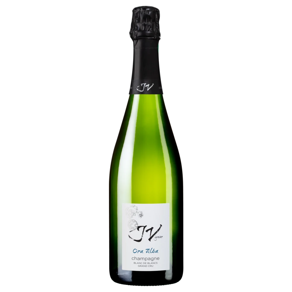 A bottle of NV Champagne J.Vignier Ora Alba Grands Crus Blanc de Blancs 750ml Sparkling Wine