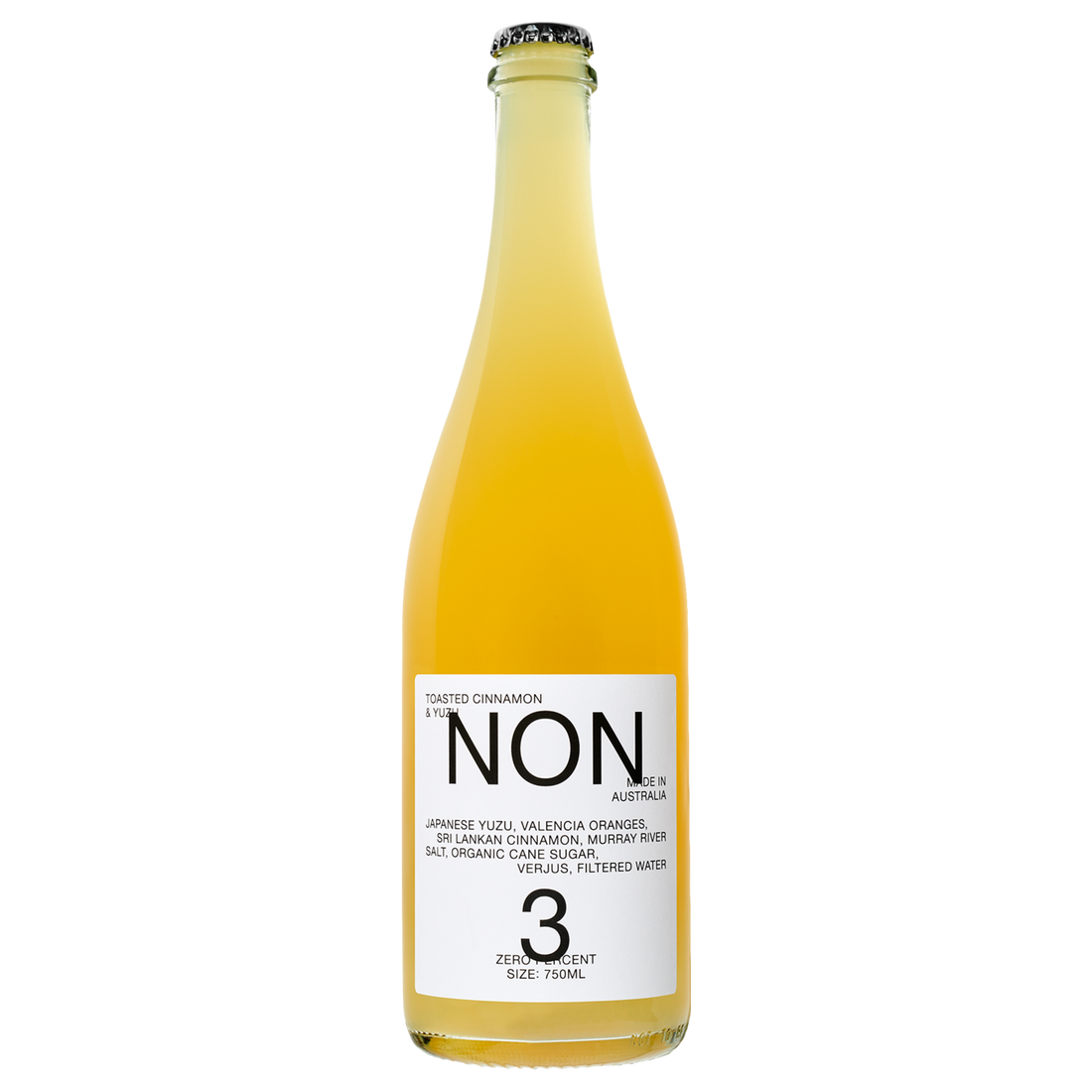 NON 3 Toasted Cinnamon & Yuzu (ITM214059) single bottle shot