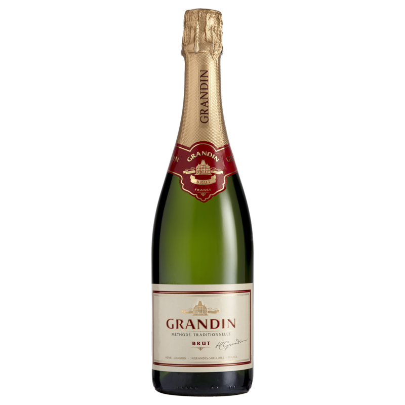 NV Grandin Methode Traditionnelle France Brut 750ml (ITM46723) single bottle shot